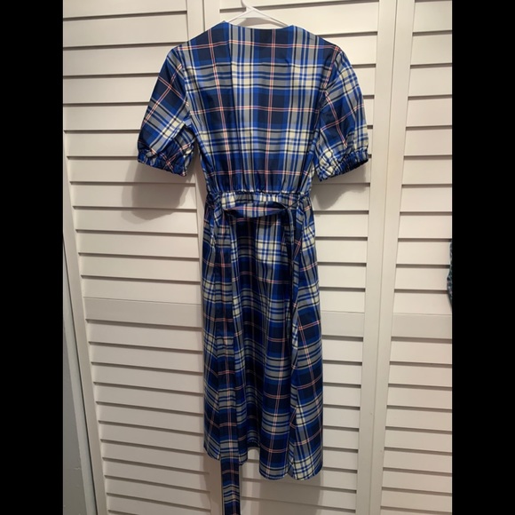 Zara Blogger Favorite Plaid Tie Dress - Picture 4 of 5